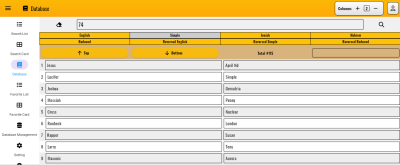 screenshot of gematria decoder database page database-screenshot